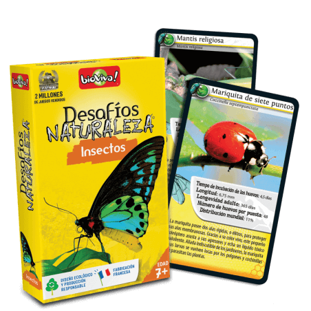 Desafíos Naturaleza Insectos - Juego a partir de 7 años - Bioviva, creador de juegos que hacen el bien.