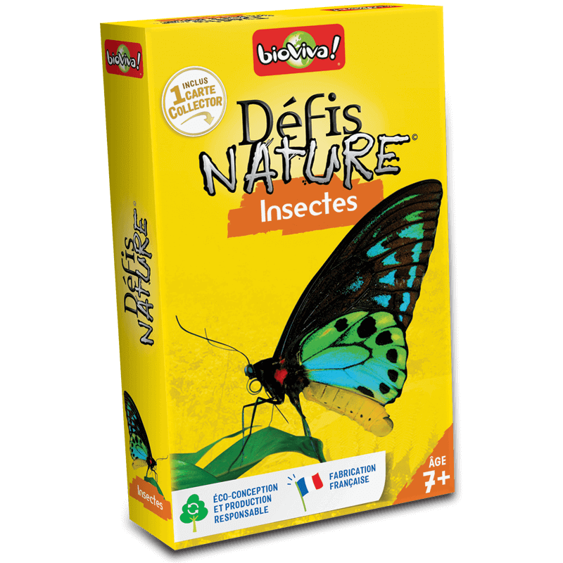 Défis Nature Insectes - Jeu à partir de 7 ans - Bioviva, créateur de jeux qui font du bien.