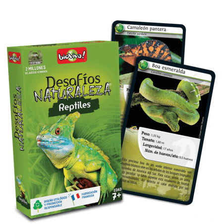 Desafíos Naturaleza Reptiles - Juego a partir de 7 años - Bioviva, creador de juegos que hacen el bien.