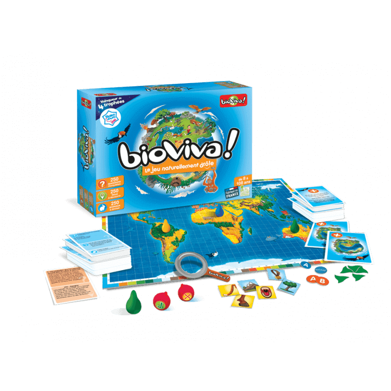 Bioviva Le jeu - Jeu à partir de 8 ans - Bioviva, créateur de jeux qui font du bien.