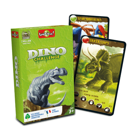 Dino Challenge - Game from 7 years old - Bioviva, creator of games that do good.