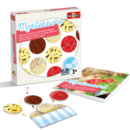 Montessori - I can smell - Bioviva, creator of games that do good.