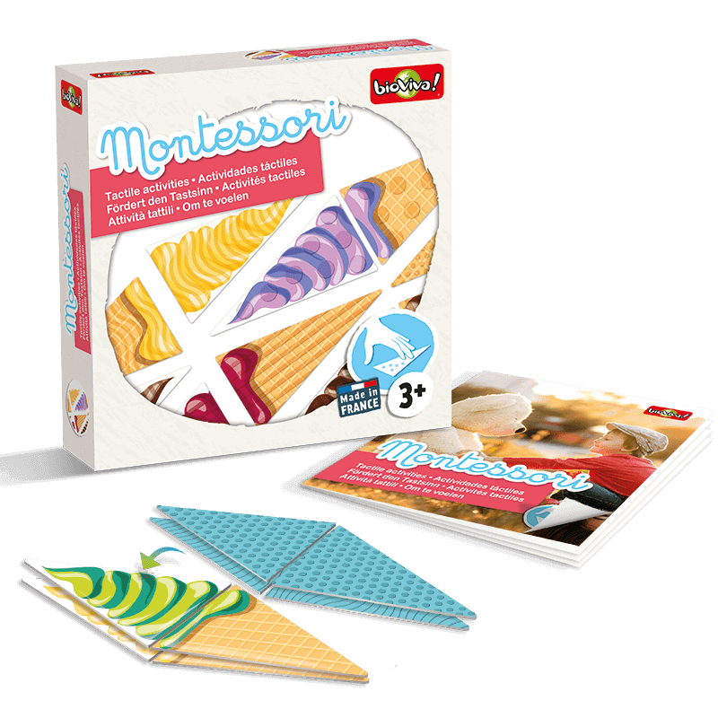 Jeux Montessori 3 ans - Je touche