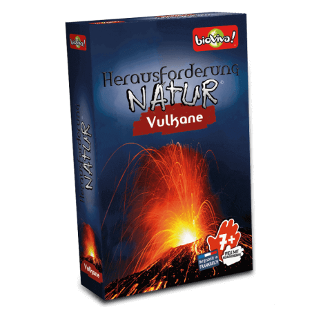 Herausforderung Natur - Vulkane - Spiel ab 7 Jahren - Bioviva, Entwickler von Spielen, die Gutes tun.